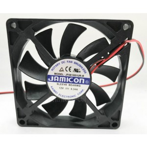 JAMICON JF0815S1UR-R 12V 0.34A 2wires Cooling Fan 