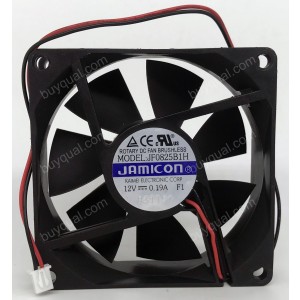 JAMICON JF0825B1H 12V 0.19A 2wires Cooling Fan