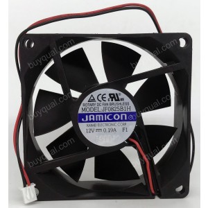 JAMICON JF0825B1H 12V 0.19A 2wires Cooling Fan