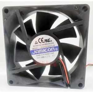 JAMICON JF0825B2S-R 24V 0.17A 2wires Cooling Fan