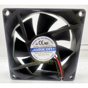 JAMICON JF0825B2SRAR 24V 0.17A 2wires Cooling Fan 