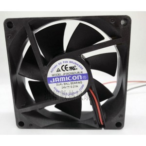 JAMICON JF0825B2UR-R 24V 0.21A 2wires cooling fan