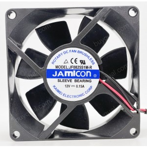 JAMICON JF0825S1M-R 12V 0.15A 2wires Cooling Fan
