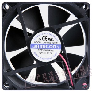 JAMICON JF0825S1UR-R 12V 0.37A 2wires Cooling Fan