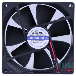 JAMICON JF0925B1UR-R 12V 0.42W 2wires Cooling Fan