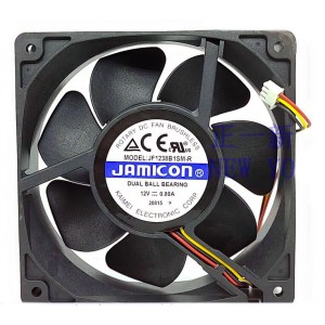 JAMICON JF1238B1SM-R 12V 0.80A 3wires Cooling Fan