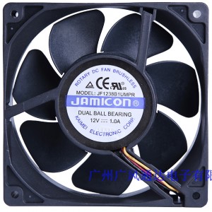 JAMICON JF1238B1UMPR 12V 1.0A 3wires Cooling Fan