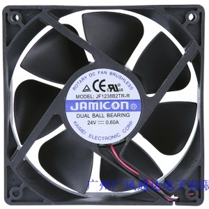 JAMICON JF1238B2TR-R 24V 0.60A 2 wires Cooling Fan