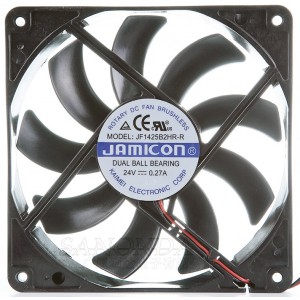 JAMICON JF1425B2HR-R 24V 0.27A 2wires Cooling Fan