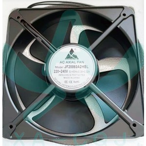 JIE FENG JF20060A2HBL 220-240V 0.38/0.32A Cooling Fan 