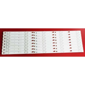 Toshiba JL.D49061330-004ES-M LED Backlight Strips for 49U2200 49L26CNC - 8 Strips