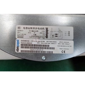 Ebmpapst K2E220-AB06-09 6SY7000-0AB30 230V 0.45A 100W Cooling Fan