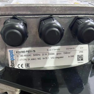 Ebmpapst K3G560-PB31-79 380-480V 5.1A 3300W Cooling Fan