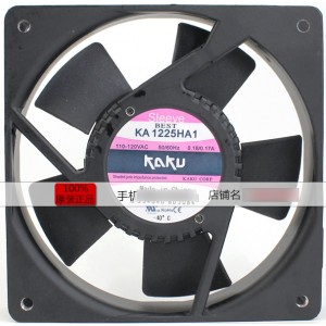 KAKU KA1225HA1 110/120V 0.18/0.17A Cooling Fan