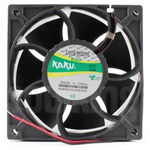 KAKU KA1238-3000D24B 24V 0.26A 2wires Cooling Fan