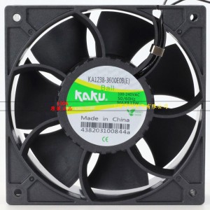 KAKU KA1238-3600EOB(E) KA1238-3600E0B(E) 100-240V 9.13W 2wires Cooling Fan