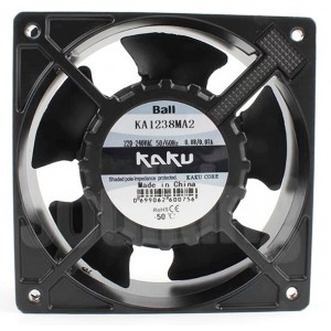 KAKU KA1238MA2 220-240V 0.08/0.07A 2wires Cooling Fan 