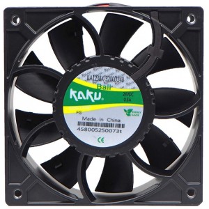 KAKU KA1238X-3200D24B 24V 0.5A 2wires Cooling Fan 