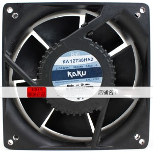 KAKU KA12738HA2 220/240V 0.13/0.11A 21/18W Cooling Fan