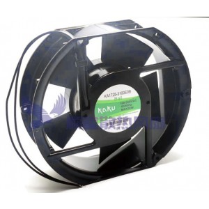KAKU KA1725-3100E0B 100-240V 20W 2wires Cooling Fan