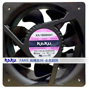 KAKU KA1806HA1 120V 0.65/0.56A Cooling Fan 