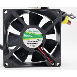 KAKU KA8025-3900D24B 24V 3.84W 2wires Cooling Fan