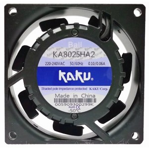 KAKU KA8025HA2 220/240V 0.10/0.06A Cooling Fan