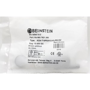 Bernstein KCN-T18PS/012-KLPS12V Inductive Proximity Switch