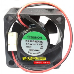 SUNON KD0504PKB1 5V 1.1W 2 wires Cooling Fan