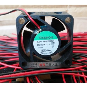 SUNON KD1204PKS1 12V 1.0W 2wires Cooling Fan 
