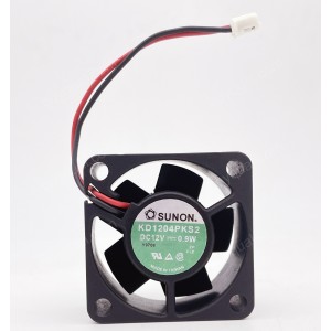 SUNON KD1204PKS2 12V 0.9W 2 wires Cooling Fan