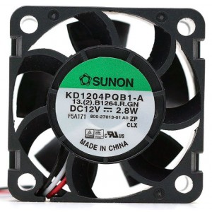 SUNON KD1204PQB1-A 12V 2.8W 3wires Cooling Fan