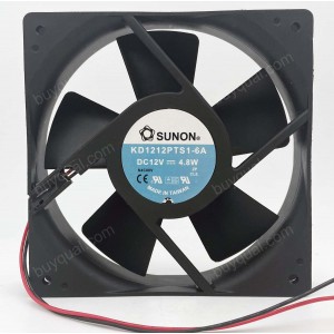 SUNON KD1212PTS1-6A 12V 4.8W 2wires cooling fan