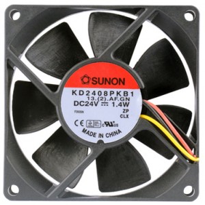 SUNON KD2408PKB1 24V 1.4W 3wires cooling fan