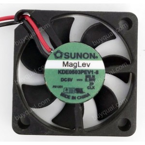 SUNON KDE0503PEV1-8 5V 0.9W 2wires Cooling Fan