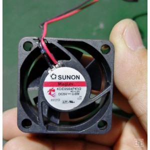 SUNON KDE0504PKV2 MS.A.GN 5V 0.6W 2wires Cooling Fan