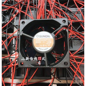 Sunon KDE0506PTB3 5V 1.2W 2wires Cooling Fan
