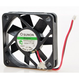 SUNON KDE0545PFV1 5V 1.3W 2 wires Cooling Fan