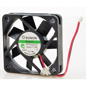 SUNON KDE0545PFV1 5V 1.3W 2 wires Cooling Fan