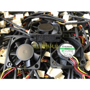 SUNON KDE1204PFV2 12V 1.2W / 1W 3wires Cooling Fan