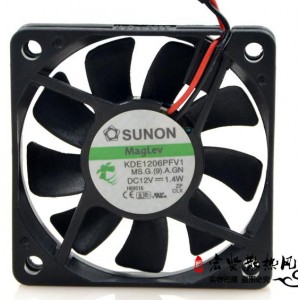 SUNON KDE1206PFV1 12V 1.4W 2wires Cooling Fan