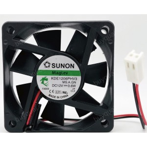 SUNON KDE1206PHV3 12V 0.6W 2wires 3wires Cooling Fan