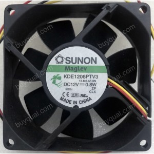 SUNON KDE1208PTV3 KD1208PTB3 12V 0.8W 2wires 3wires Cooling Fan