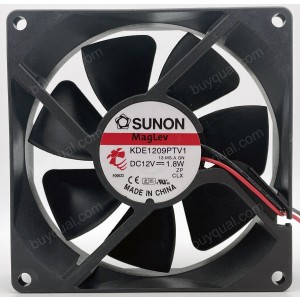 SUNON KDE1209PTV1 12V 1.8W 2wires Cooling Fan - Original New