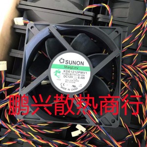 SUNON KDE1212PMV1 12V 8.4W 4wires Cooling Fan