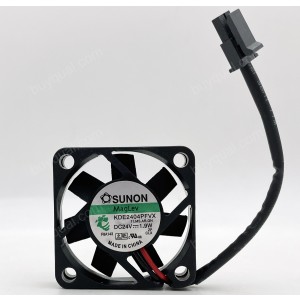 SUNON KDE2404PFVX 24V 1.9W 2wires 3wires Cooling Fan