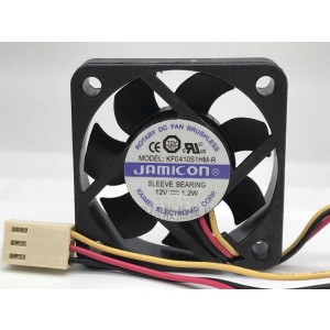 JAMICON KF0410S1HM-R 12V 1.2W 3wires Cooling Fan 