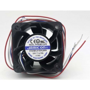 JAMICON KF0428B1LKPR KF0428B1LK128-KL6RP8 12V 0.19A 4 wires Cooling Fan