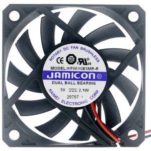 JAMICON KF0610B5MR-R 5V 2.1W 2wires Cooling Fan