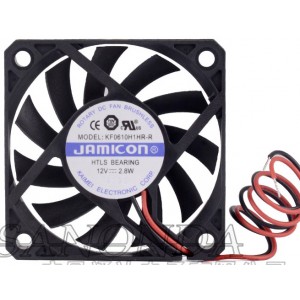 JAMICON KF0610H1HR-R 12V 2.8W 2wires Cooling Fan